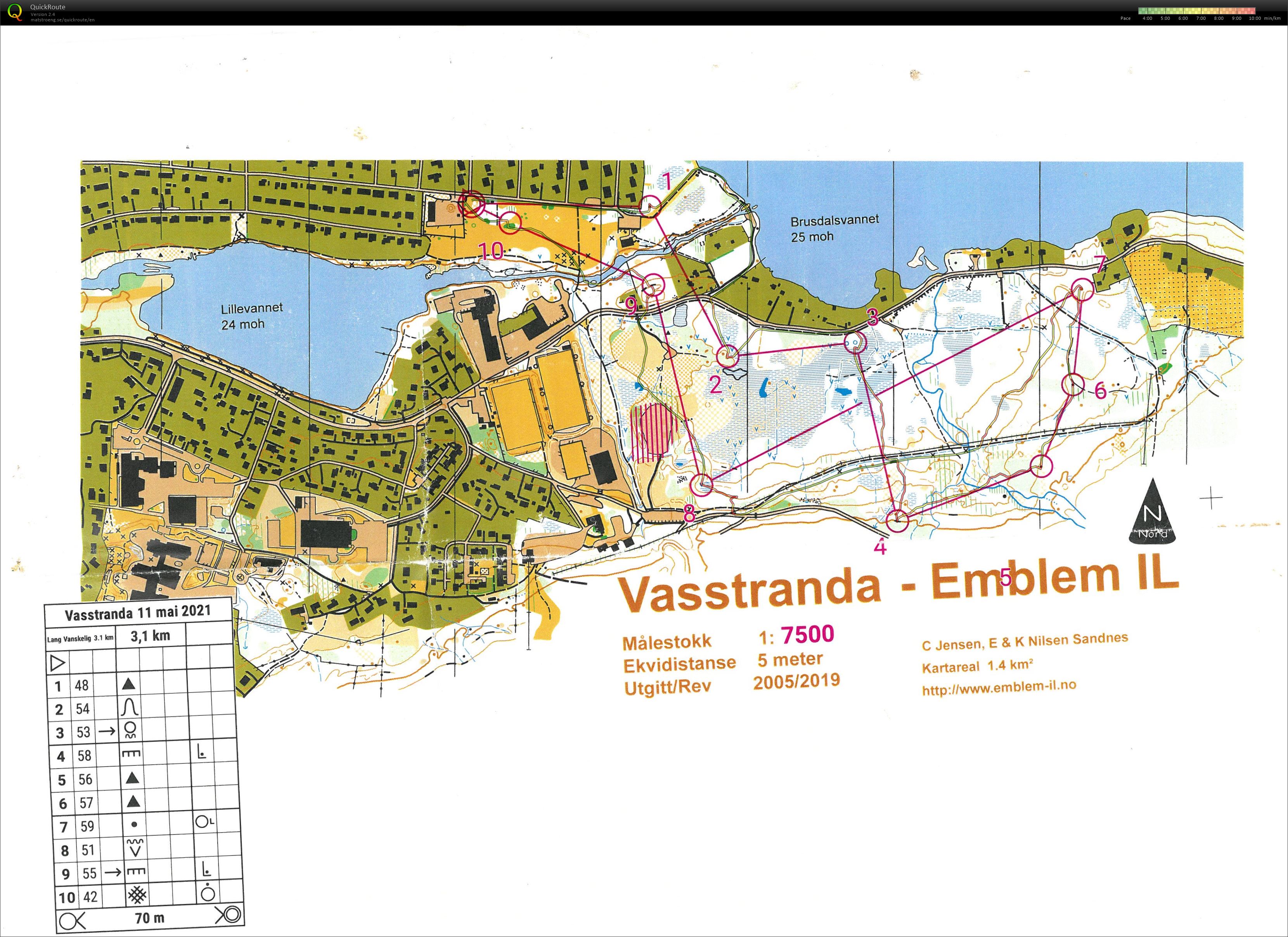 Tirsdagsløp Vasstranda (11.05.2021)